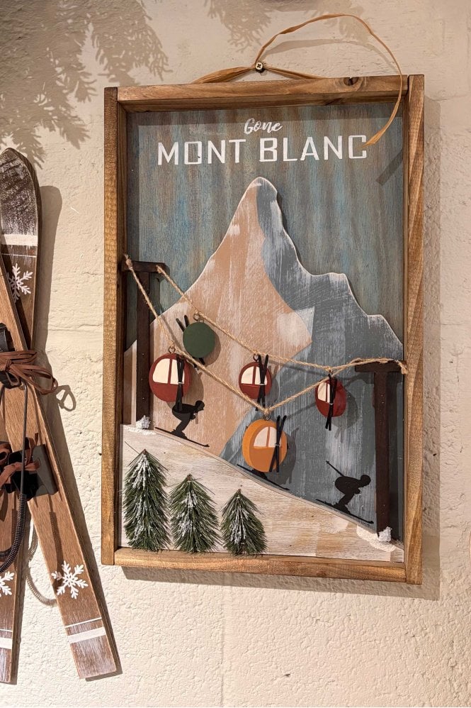 The Home Collection Mont Blanc Wall Plaque