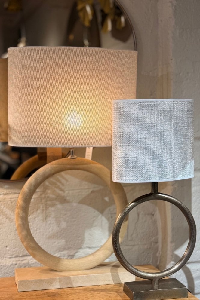The Home Collection Nubia Lamp Base in Natural Wood - Small