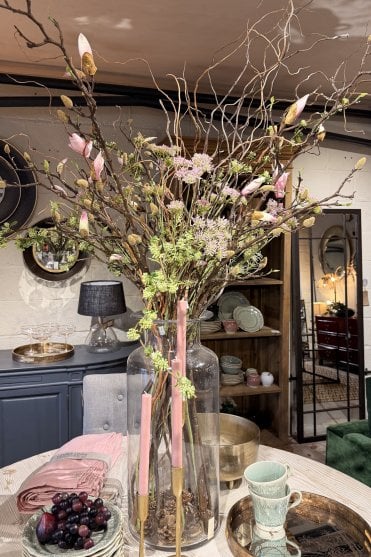 Pink Magnolia Bud Stem