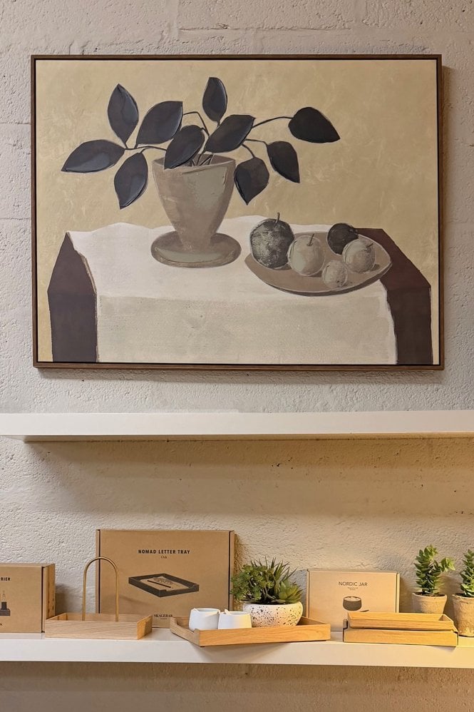 The Home Collection Plante Et Fruits Canvas