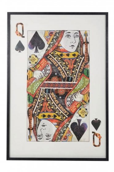 Queen Of Spades Collage
