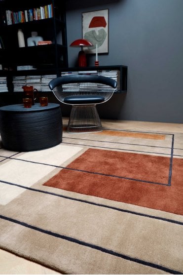 Reef Rug in Terracotta