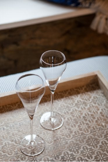 Set of 4 Aurora Champagne Glasses