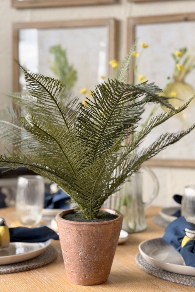 The Home Collection Silver Date Palm In Pot