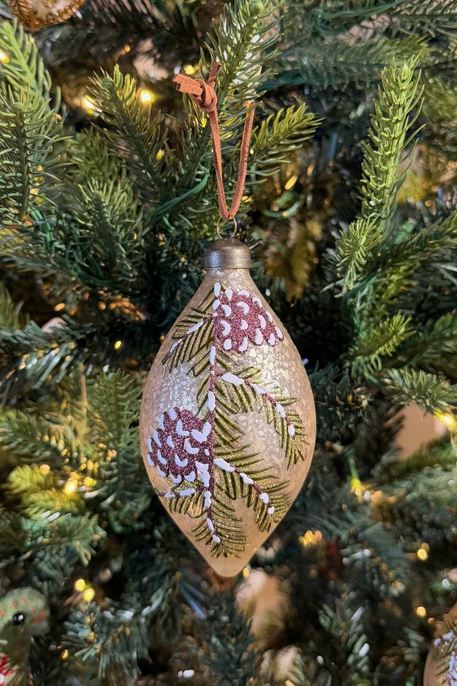 The Home Collection Silver Pinecone Finial