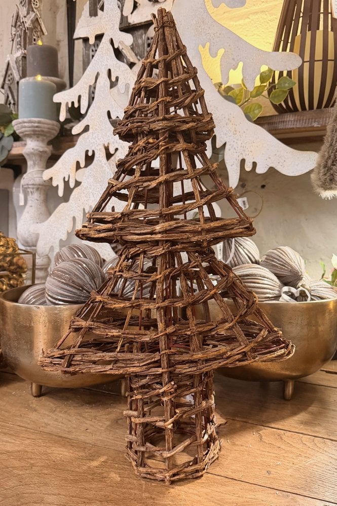 The Home Collection Small Rattan Tiered Tree