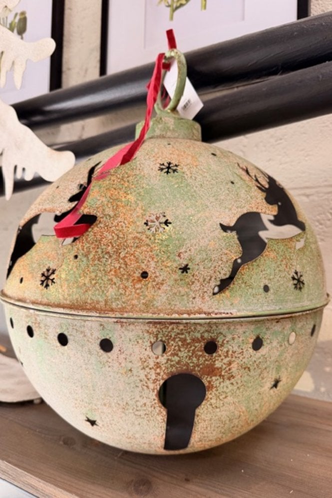 The Home Collection Small Rustic Garden Reindeer Bauble