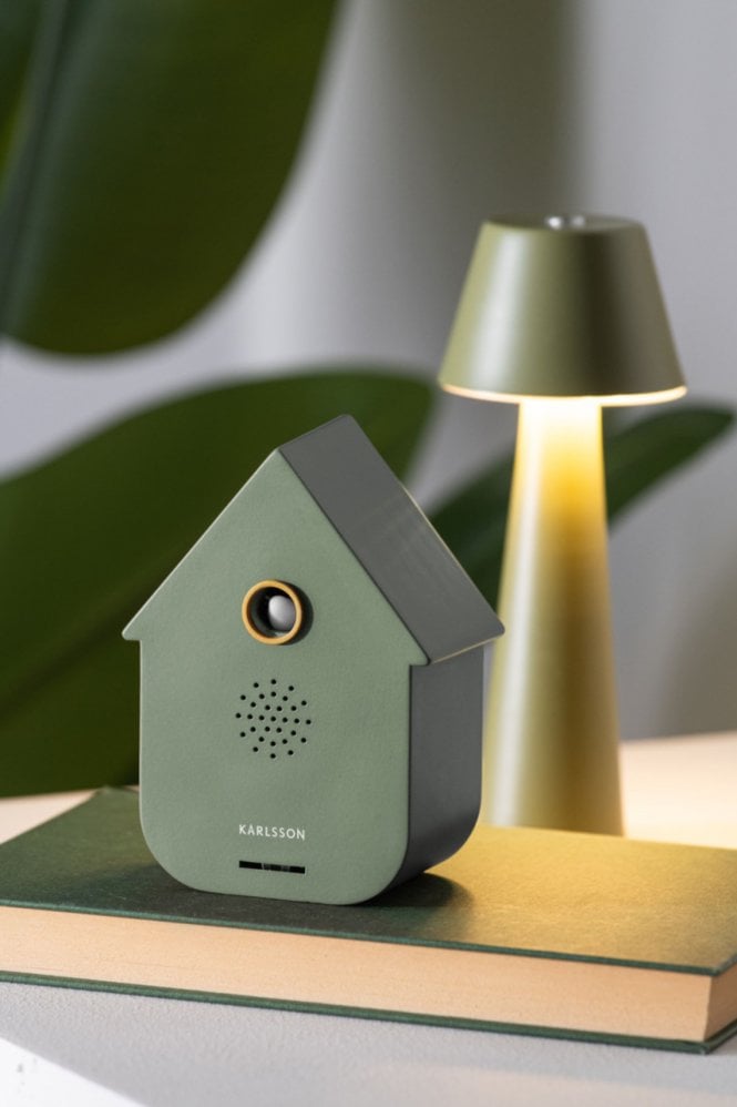 The Home Collection Sound Box Modern Cuckoo Jungle Green