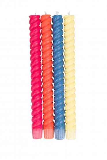 Spiral Candle Pack of 4 