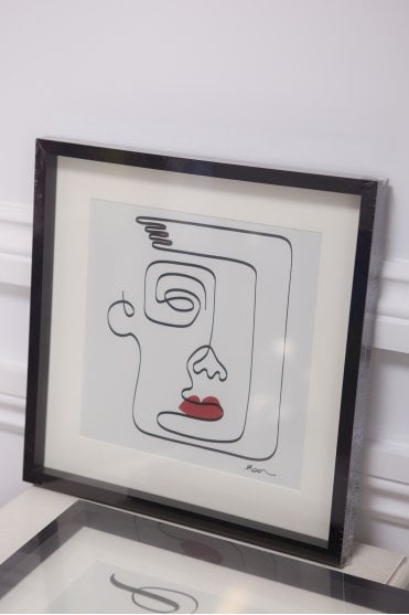Square Face Print