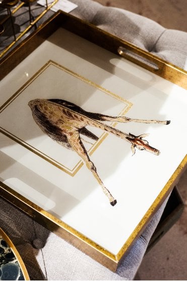 Square Giraffe Tray