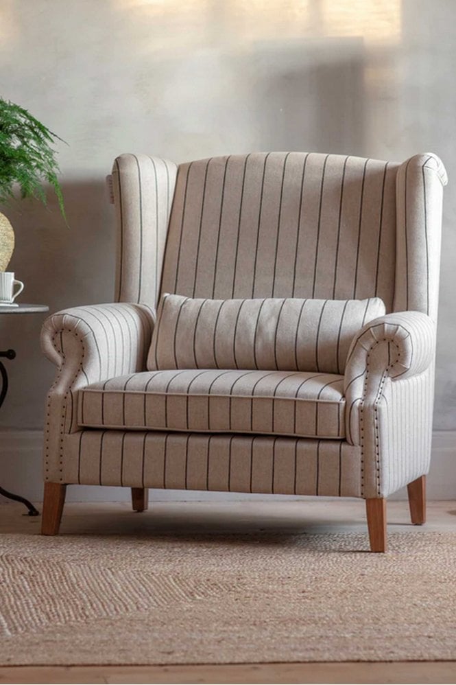 The Home Collection St Francis Striped Loveseat