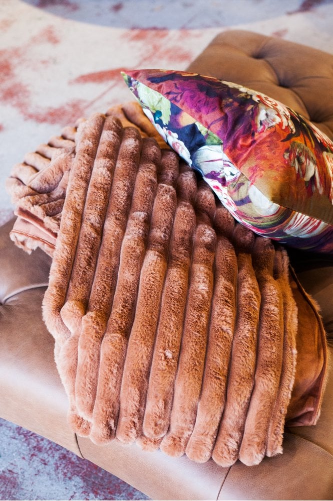 The Home Collection Terra Ribbed Throw