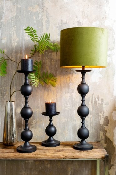VELOURS Cylinder Shade in Olive