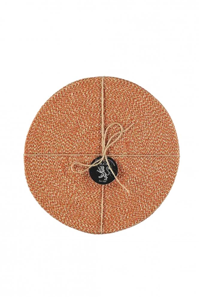 The Home Collection Woven Jute 27cms Placemats S/4