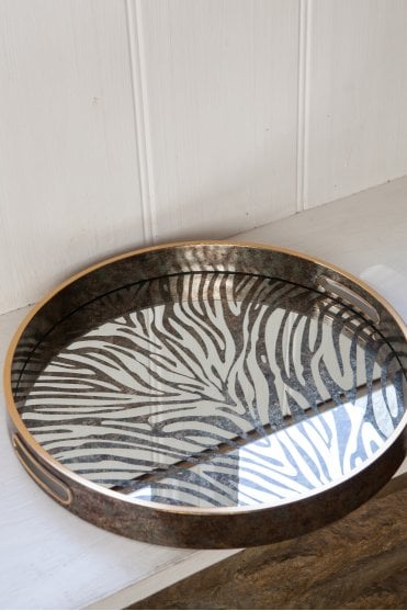 Zebra Pattern Tray