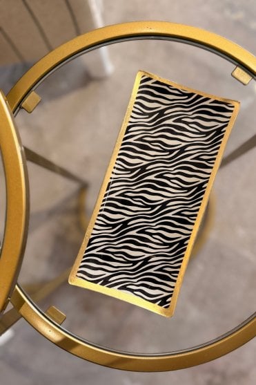 Zebra Stripe Trinket tray