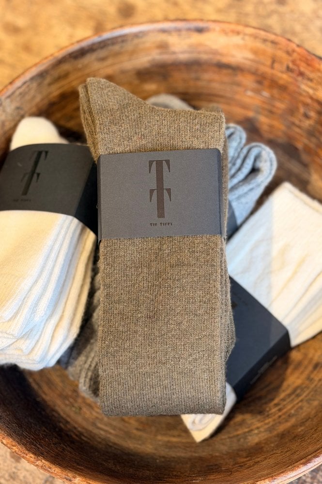 Tif Tiffy Long Wool Socks in Sea Turtle
