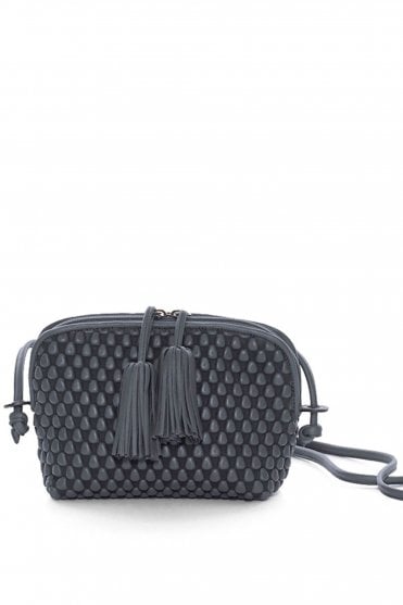 Small Gizmo Cross Body in Marine Metallic