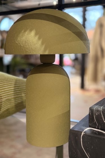 Tolima Table Lamp in Matt Green Grey