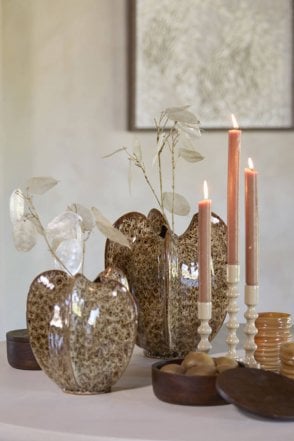 Topita Vase in Cream Brown