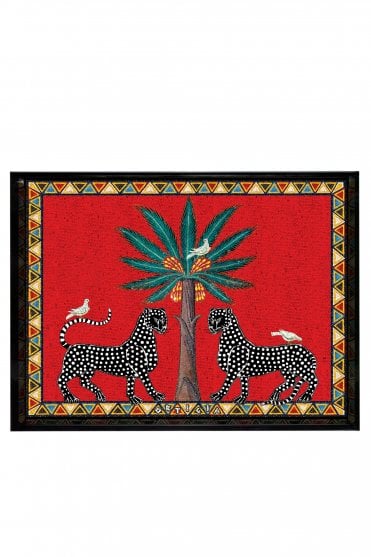 Tray Mosaico Red Medium