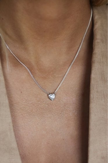 Cupid Necklace in Silver