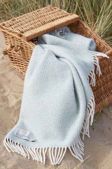 Beehive Throw in Ocean
