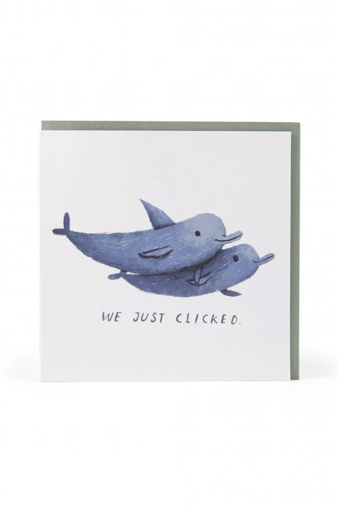 U Studio Design We Just Clicked Greetings Card
