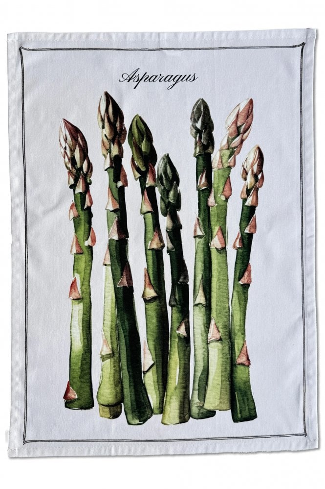 Vanilla Fly Asparagus Kitchen Towel