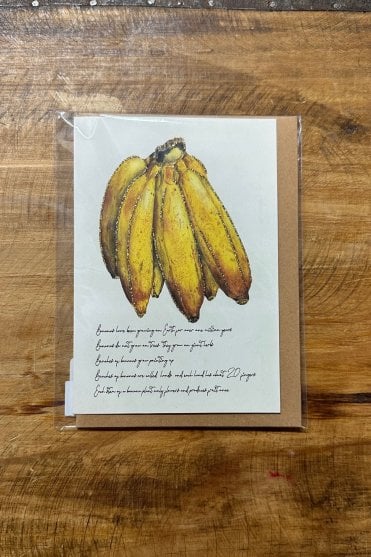 Banana Greeting Card