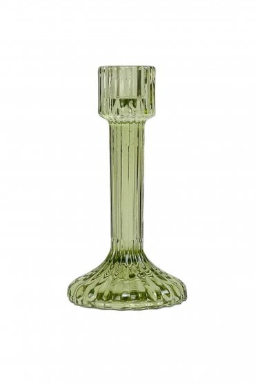 Dark Citron Tall Candleholder 