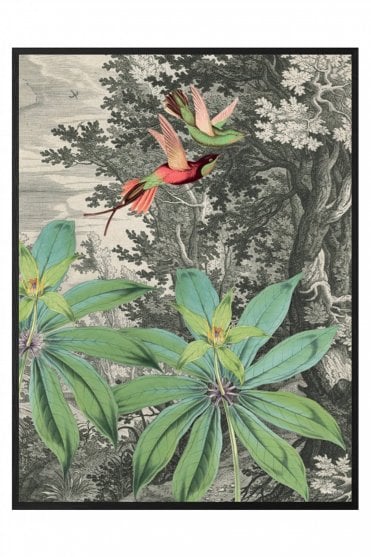 Flying Birds Poster