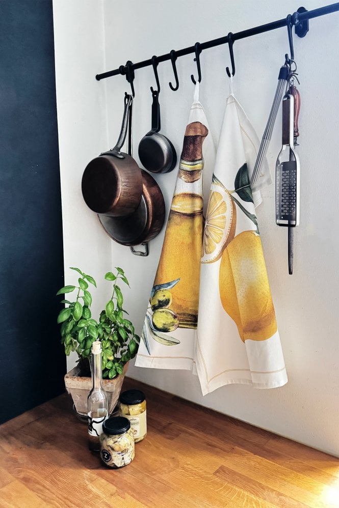 Vanilla Fly Lemon Kitchen Towel