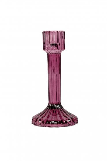 Purple Tall Candleholder 