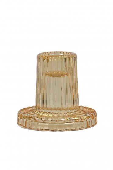 Rust Short Candleholder 