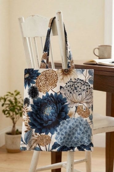 Tote Bag in Royal Azure