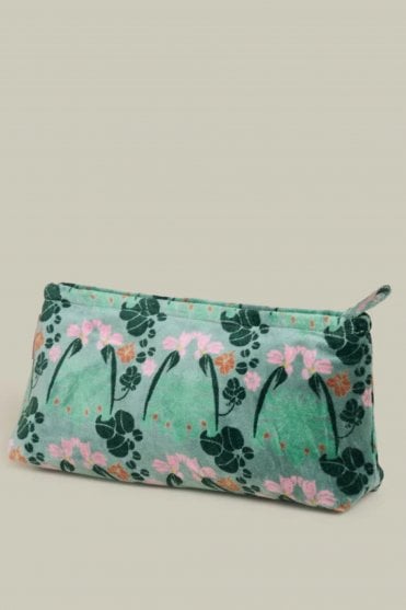 Velvet Pencil Case in William Sage Green