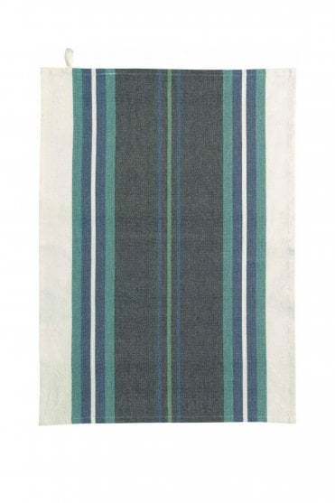 Kitchen Towel in Marine and Naturel