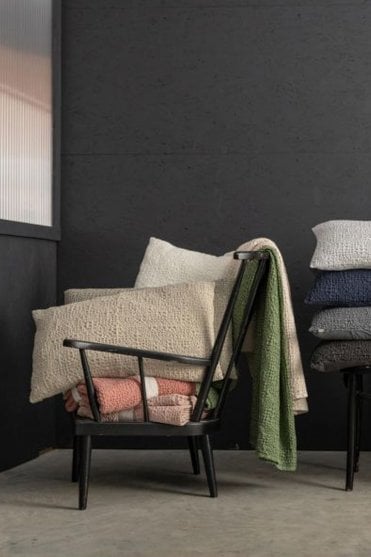Tana Rectangle Stonewashed Cushion Cover in Pinede