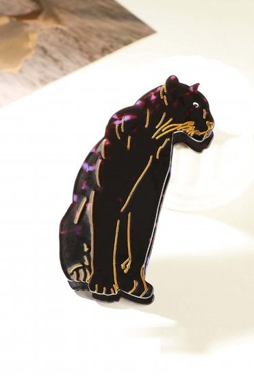 Big Cat Claw Clip in Black