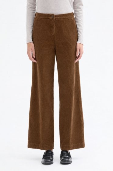 Wide Leg Corduroy Trousers