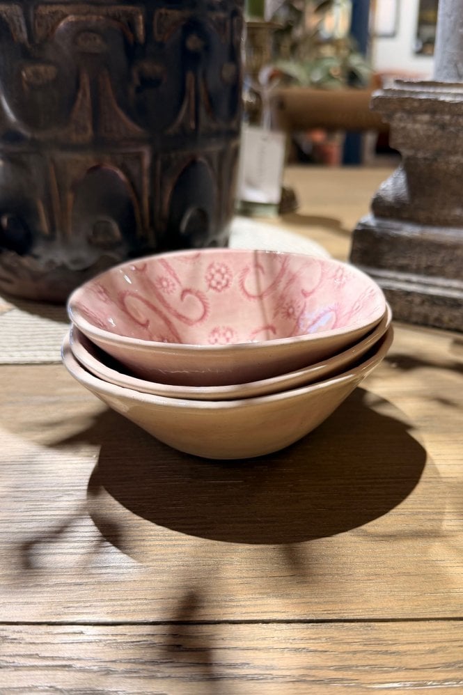 Wonki Ware Ramekin in Pattern Pink