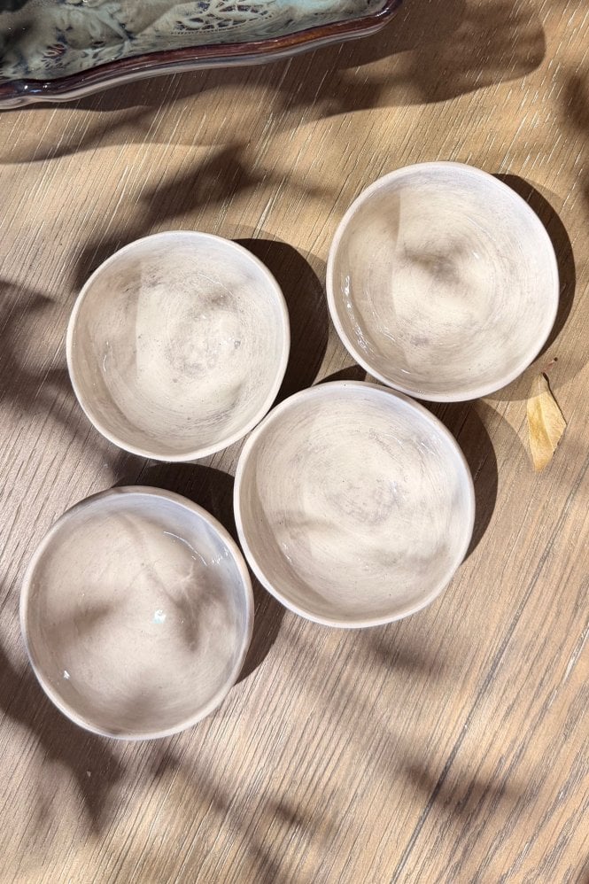 Wonki Ware Salt Dish in Beach Sand Warm Grey