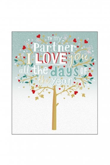 Tree Of Love Valentine's Card