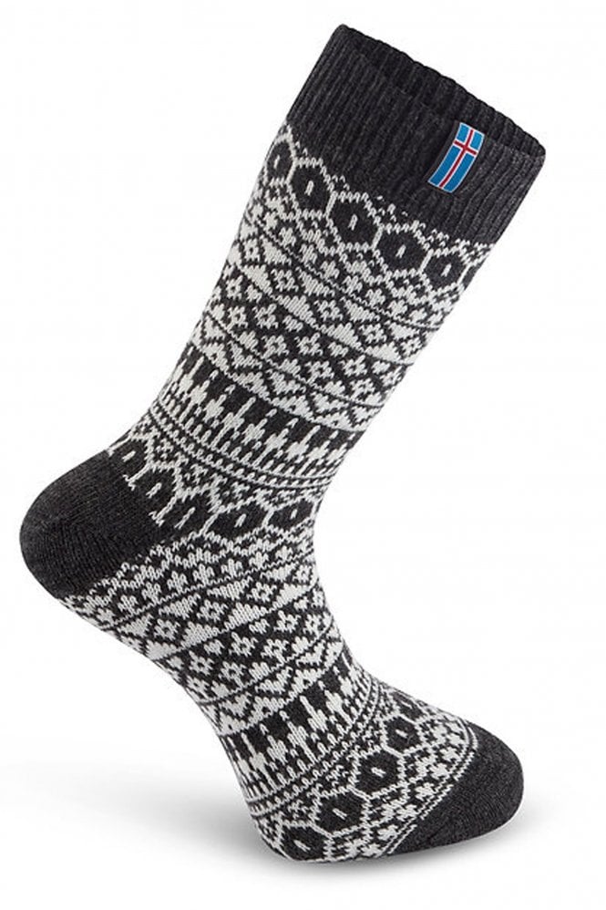 Woolwear The Icelander Socks in Graphite